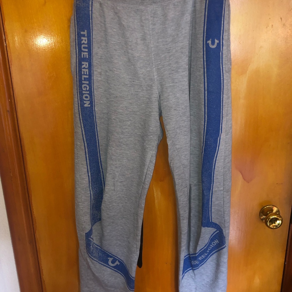 True Religion Mens Gray Sweatpants